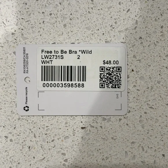 Size 2 Free to Be Bra - Wild (Color: White) - Picture 5 of 5